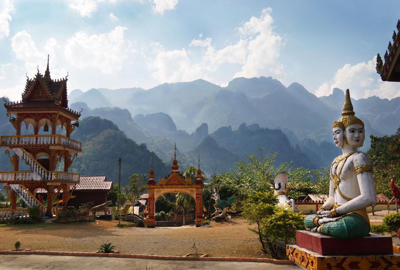 Alisona Hostel Vang Vieng Buitenkant foto